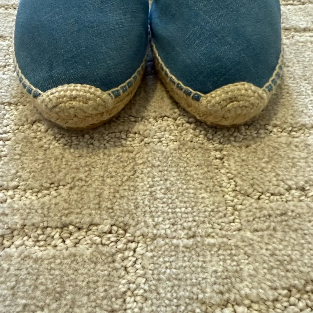 Jimmy Choo Denim Blue Espadrilles
